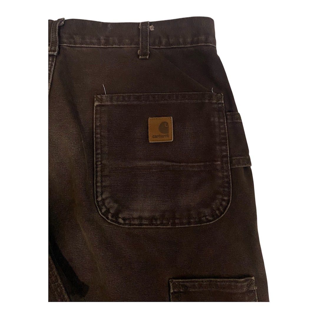 Carhartt B194 DKB Double Knee (Category: Jeans) located in San Manuel. Submitted by jryllfits (Listing ID 1467379582, Image 3). Description: Dimes Waist line: 36 Length: 45 Leg hole: 10.
