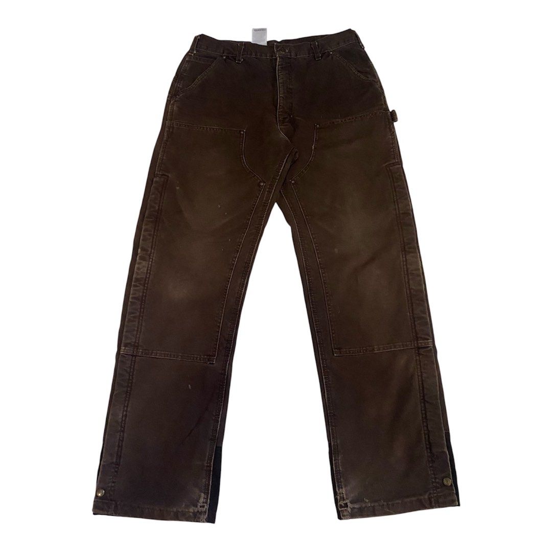 Carhartt B194 DKB Double Knee (Category: Jeans) located in San Manuel. Submitted by jryllfits (Listing ID 1467379582, Image 1). Description: Dimes Waist line: 36 Length: 45 Leg hole: 10.