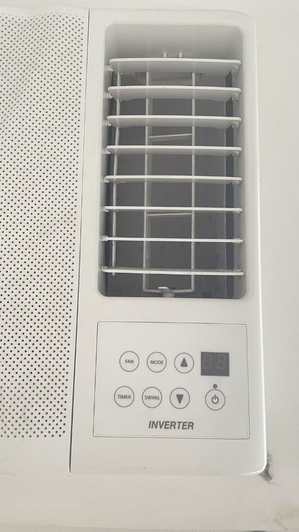 Carrier Inverter Window Type 15.hp Air Conditioner (Category: Air Conditioning and Heating) located in Quezon City. Submitted by sashasarisarishoppe (Listing ID 1467379385, Image 3). Description: - Carrier window type air conditioner with advanced inverter technology for energy savings - Clean white finish with a stylish perforated front panel - Convenient digital control panel on the right side with easy-to-use buttons - Full controls for fan sp
