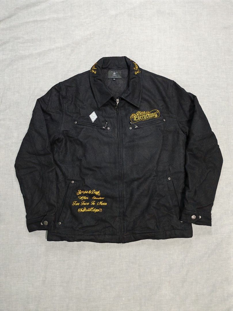 C.B.S embroidered wool zip jacket (Category: Coats, Jackets and Outerwear) located in Baguio. Submitted by used_clothing2600 (Listing ID 1467516842, Image 1). Description: C.B.S embroidered wool zip jacket size xl verygood condition pit to pit 22 length 27 shoulders 18 sleeve length 25 P 1,300.