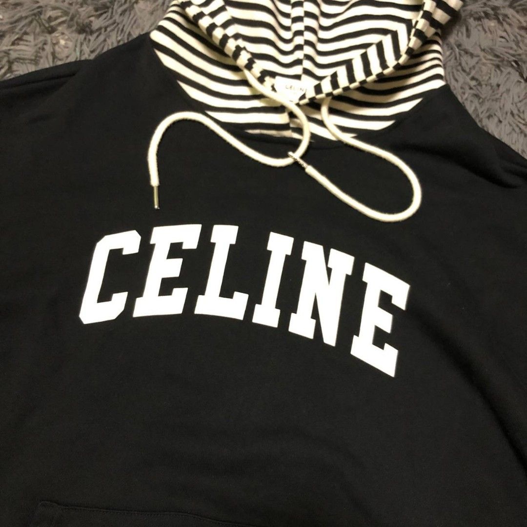 Celine Hoodie (Category: Activewear) located in Camiling. Submitted by thriftscape2024 (Listing ID 1467558051, Image 2). Description: Excellent Condition Color rate: 9/10 Issue: ❌❌❌ Dimes: W23xL27.