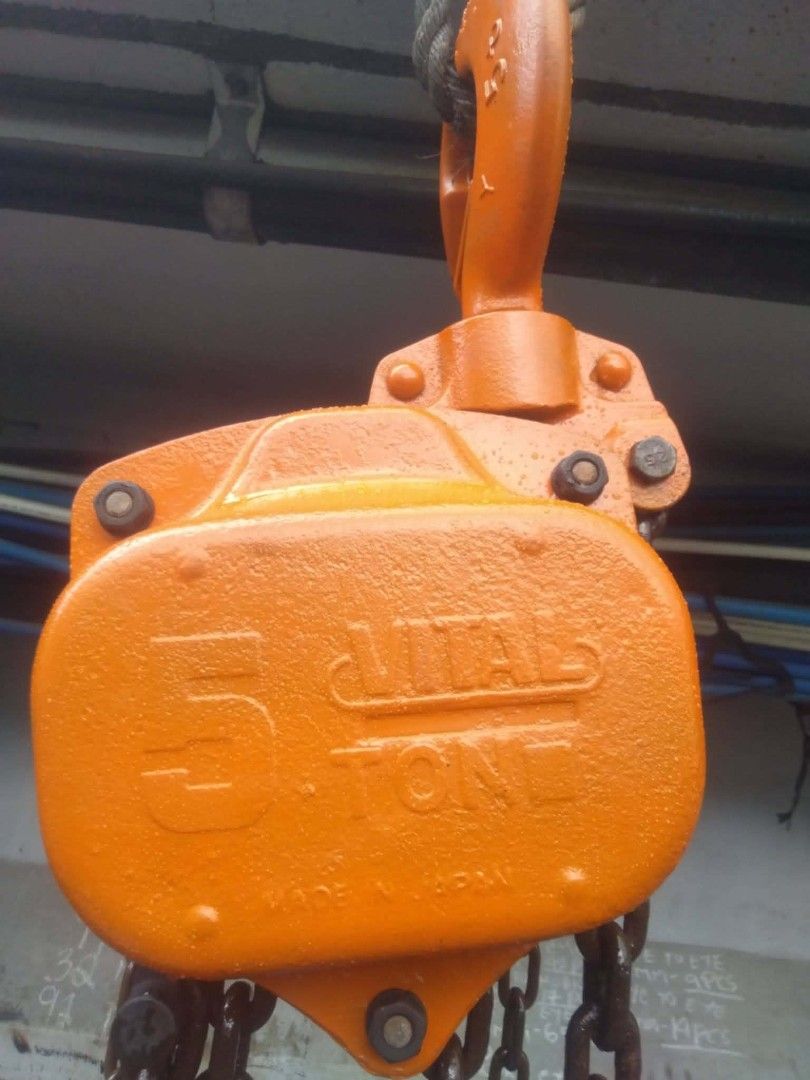 Chainblock surplus (Category: Everything Else Others) located in Antipolo. Submitted by salonn_rommel (Listing ID 1467582342, Image 2). Description: Japan chainblock vital brand surplus 5 tons.