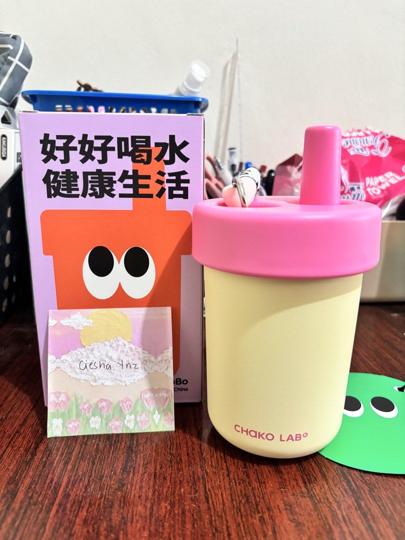 Chako Lab Tumbler Bobo Cup (Category: Water Bottles & Tumblers) located in Manila. Submitted by ynzciesha (Listing ID 1467363569, Image 1). Description: no flaws, no dents, well taken care of mop: gcash/maya mod: jnt loc: fairview, qc.