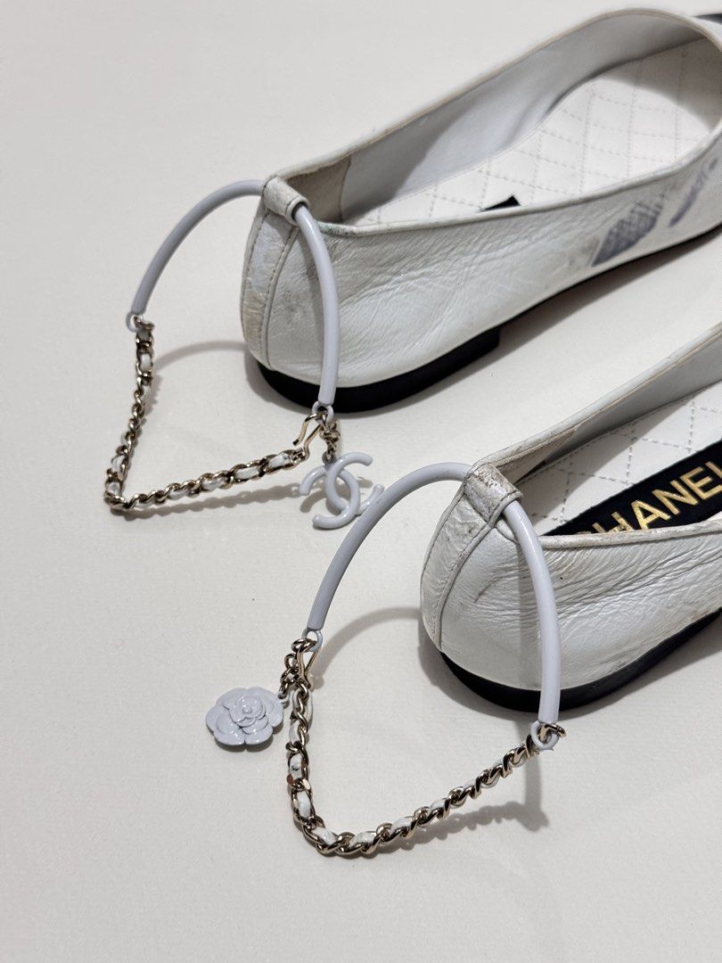 Chanel (Category: Flats & Sandals) located in Quezon City. Submitted by byuklph (Listing ID 1467551618, Image 3). Description: Auth💯size 37c Good condition with color transfer Selling very low.