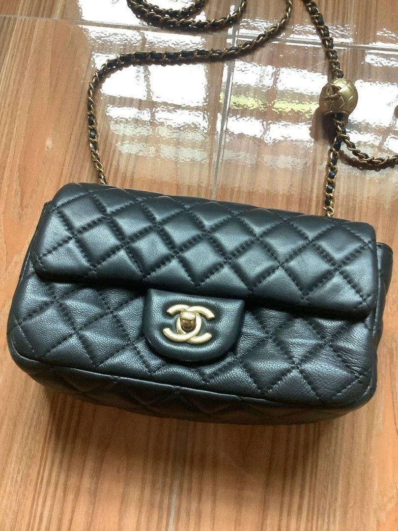 Chanel Quilted Pearl Crush Mini Flap Bag (Category: Luxury Bags & Wallets) located in Canaman. Submitted by stayhypethrifted (Listing ID 1467488459, Image 2). Description: .