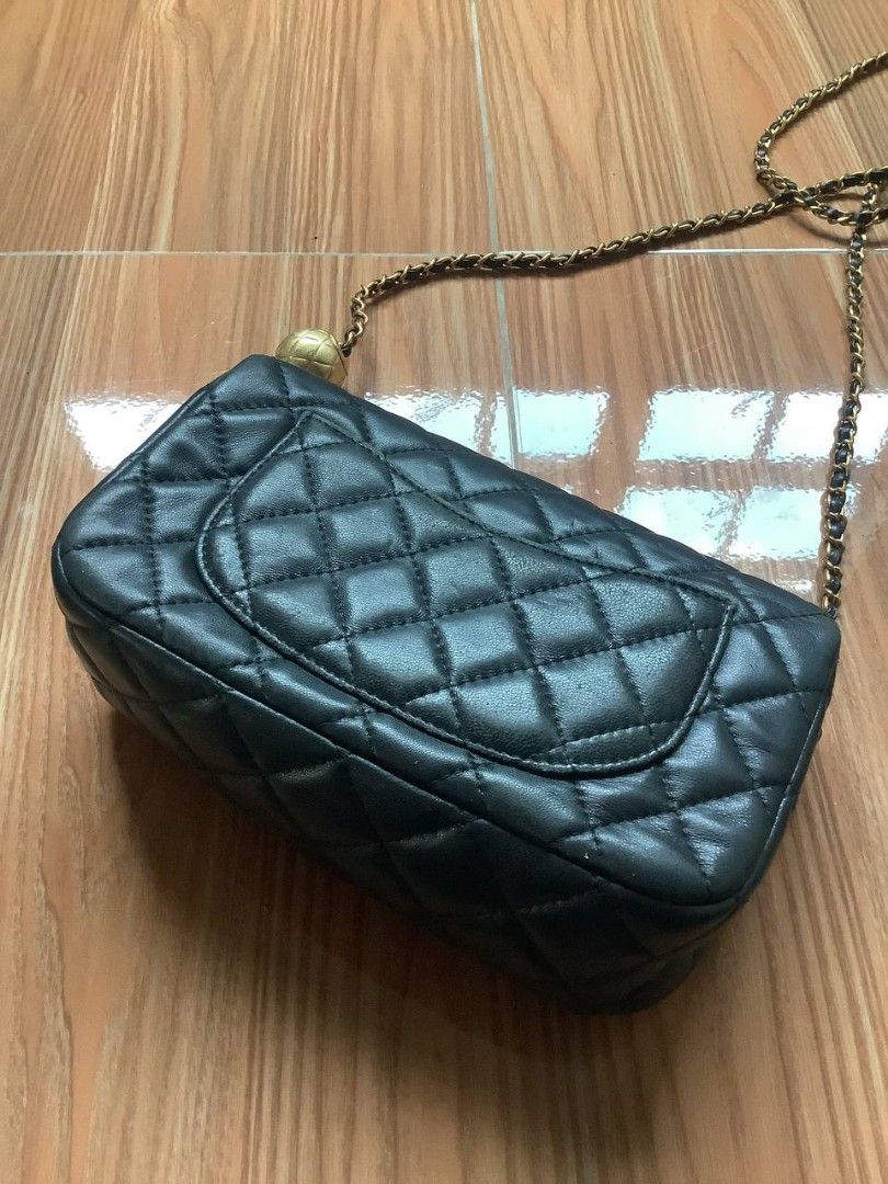 Chanel Quilted Pearl Crush Mini Flap Bag (Category: Luxury Bags & Wallets) located in Canaman. Submitted by stayhypethrifted (Listing ID 1467488459, Image 3). Description: .
