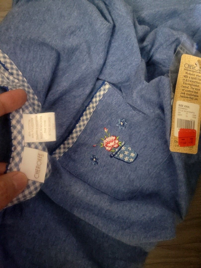 Cherokee Shirt. NEW (Category: Blouses) located in Los Banos. Submitted by lopecruz (Listing ID 1467461338, Image 3). Description: armpit : 27" length : 25" brand new, no flaws Large to XL.