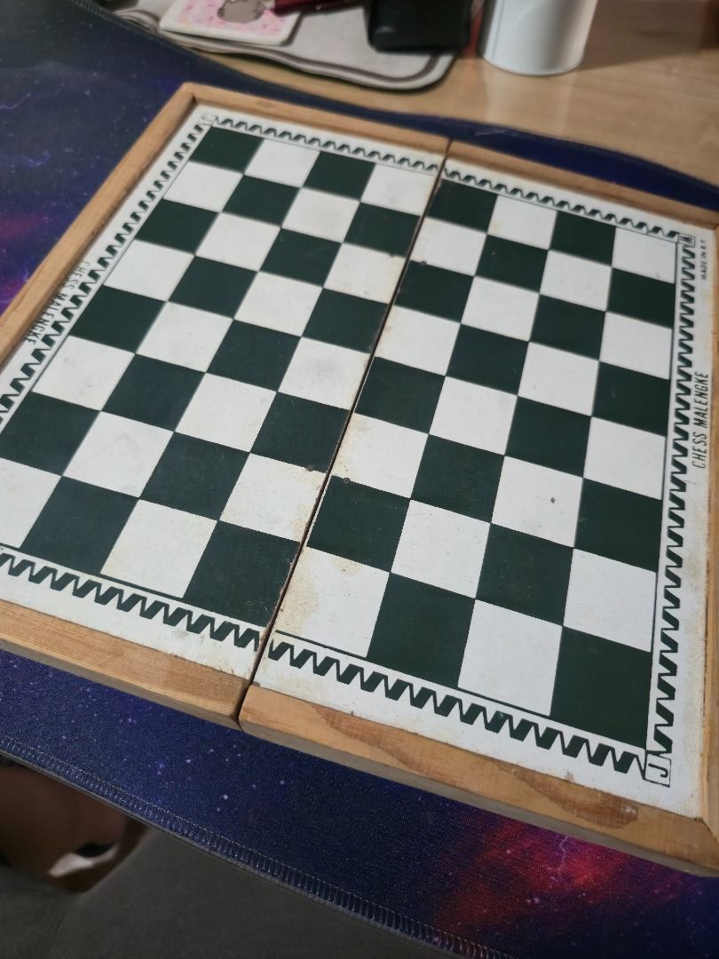 Chess Wooden Folding by Malengke (Category: Board Games & Puzzles) located in Mandaluyong City. Submitted by machblitz (Listing ID 1467473704, Image 1). Description: RFS: Proceeds for Medical Maintenance Funds. Used once SMS me for faster replies, and sure-deal is a priority. No swaps and/or trade-in transactions pls and thank you! - Classic strategy game, perfect for gifting or personal use - Includes a complete set of wooden chess pieces (seale