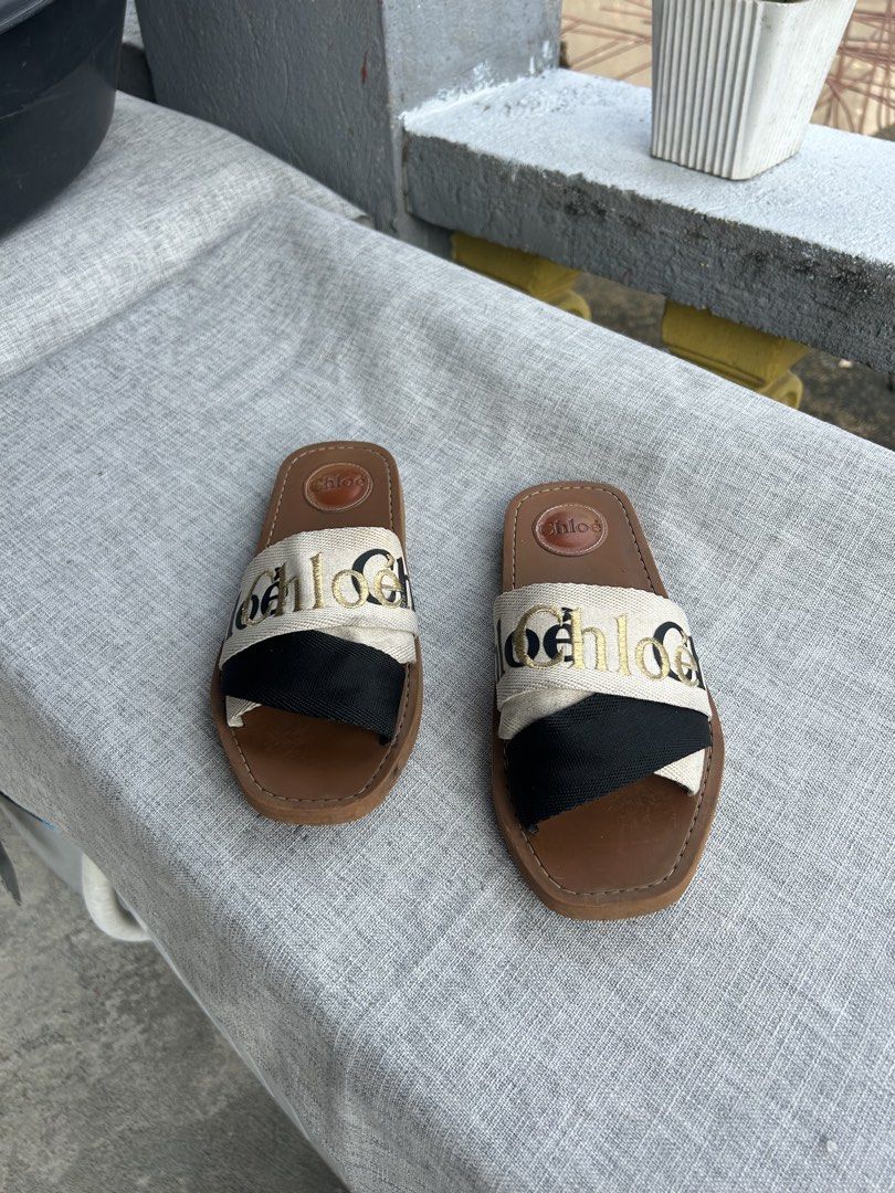 Chloe Woody Flat Sandals (Category: Sneakers & Footwear) located in Taguig. Submitted by mr.wanggg (Listing ID 1467521615, Image 1). Description: Chloe Woody Flat Sandals Authentic No Inclusion Sign of Usage Size 37 .