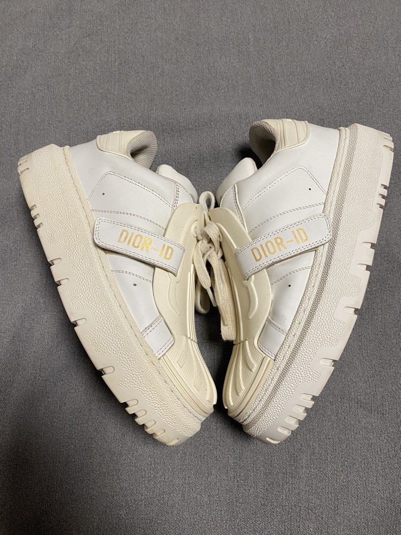 Christian Dior Dior-ID Sneakers (Category: Sneakers) located in Cabuyao City. Submitted by ukaythriftshirt (Listing ID 1467482481, Image 2). Description: Christian Dior Dior-ID Sneakers Excellent Condition Size 36.5 No hard issue Just a sign of usage Check pics - 999.