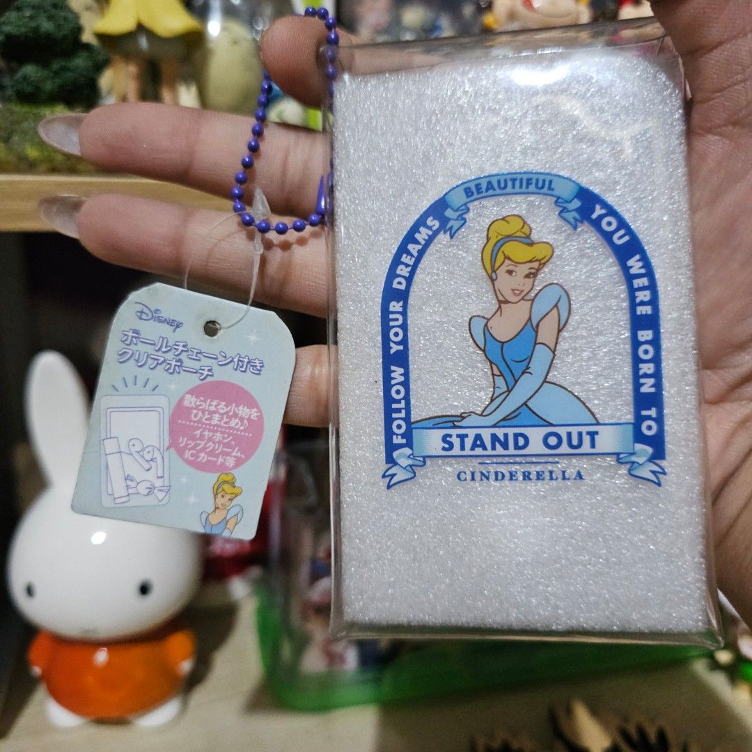 Cinderella Mini Wallet (Category: Purses & Pouches) located in Manila. Submitted by lovelylovesjapan (Listing ID 1467541007, Image 1). Description: 🌸The item is on-hand and authentic from Japan 🌸Mode of Payment (MOP): GCASH/Bank Transfer 🌸Mode of Delivery (MOD): J&T or Lalamove (Shipping every Saturdays and Sundays) Notes: 🩷Breakable items are packed with care and caution. Seller will not be held liable for any damages incurred by the courier