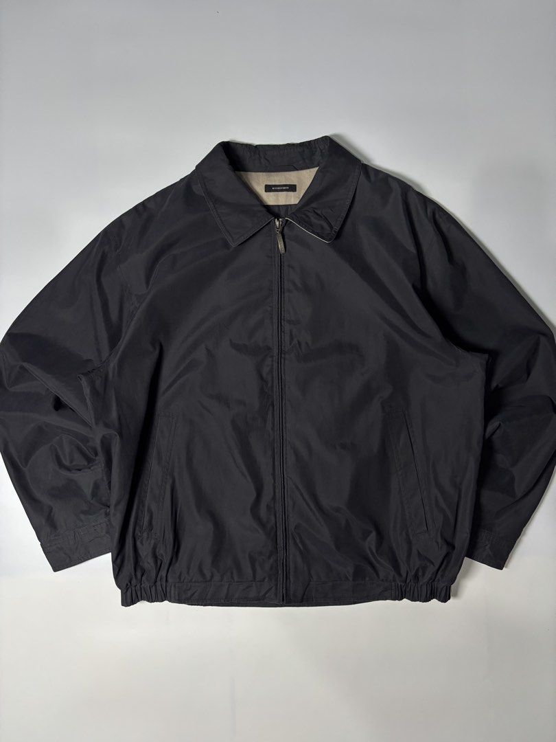 Claiborne Outerwear Microfiber Jacket Black Size L (Category: Coats, Jackets and Outerwear) located in Cabuyao City. Submitted by macnthrifts. (Listing ID 1467521484, Image 1). Description: - Brand: Claiborne - Type: Zip-up outerwear jacket - Material: Microfiber with neutral beige lining - Size: Large - Details: Classic collar, metal zipper pull, snap button cuffs - Condition: Clean interior garment and care tags - Origin: Made in Vietnam - Styl
