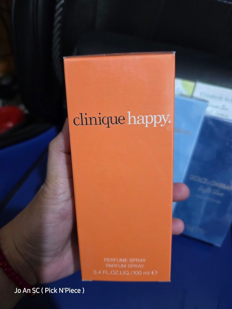 CLINIQUE PERFUMES 100ml. (Category: Fragrance & Deodorants) located in Quezon City. Submitted by joansc (Listing ID 1467376429, Image 2). Description: SOURCED: UAE/DUBAI 100% ORIGINAL ONLY.