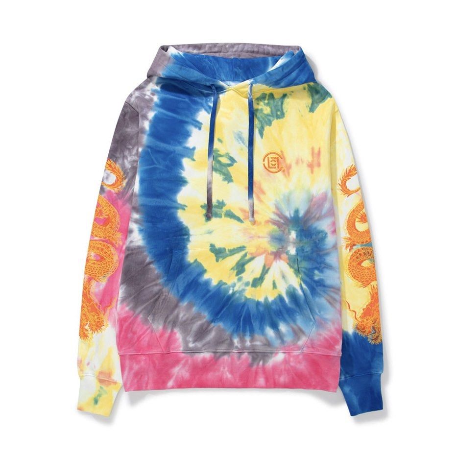 CLOT Tie Dye Dragon Sweatpants (Category: Joggers) located in General Trias. Submitted by seconddegreeco (Listing ID 1467518621, Image 2). Description: CLOT Tie Dye Dragon Sweatpants XL 32-38 waistline (stretched) 44 length 9 leg opening Like new ✨ No issue.