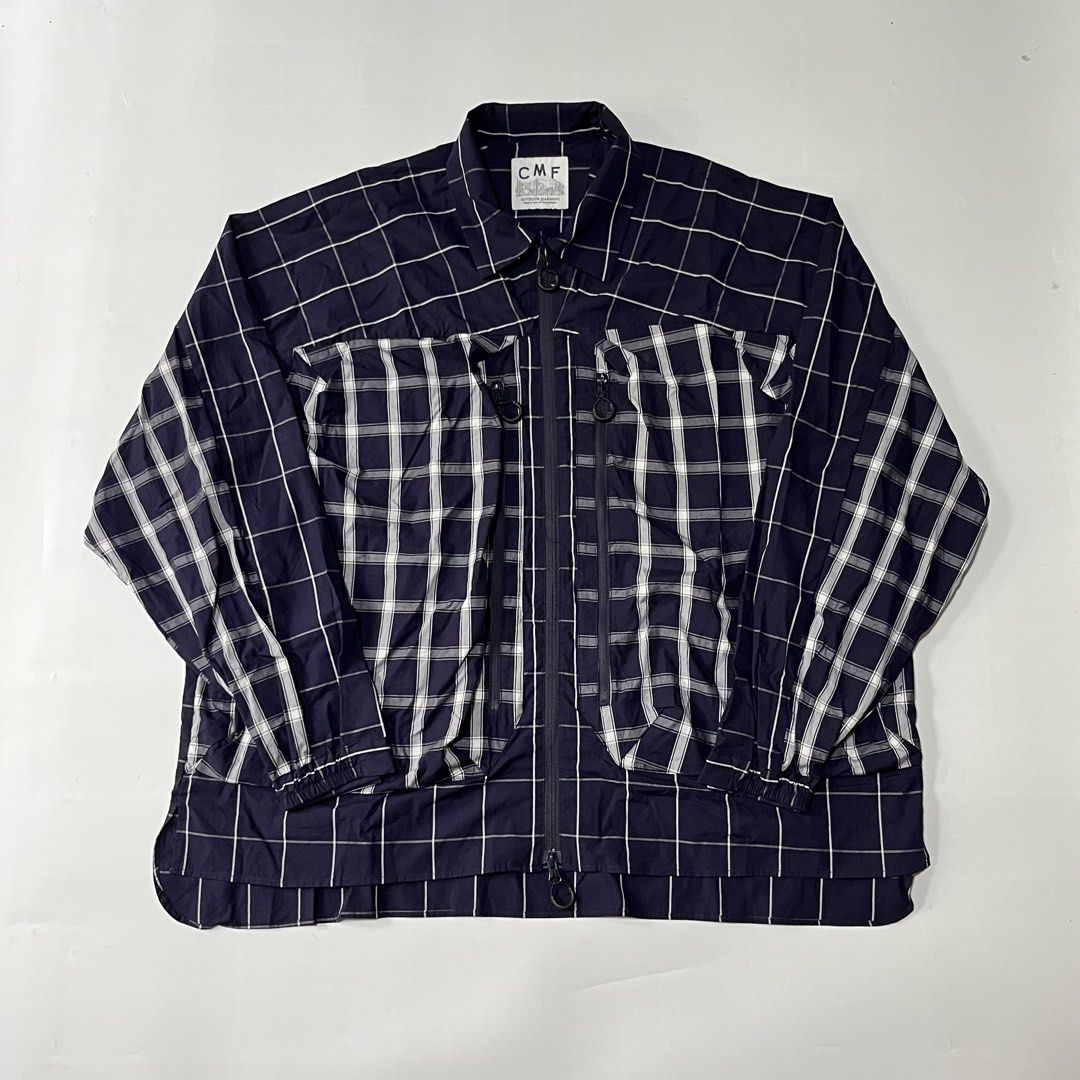 CMF Outdoor Garment Covered Shirt (Category: Coats, Jackets and Outerwear) located in Bacoor. Submitted by ItsShoeGood (Listing ID 1467449485, Image 2). Description: Size XL on tag 28 Width 28 Length Excellent/Pristine condition NO ISSUE All zippers working.