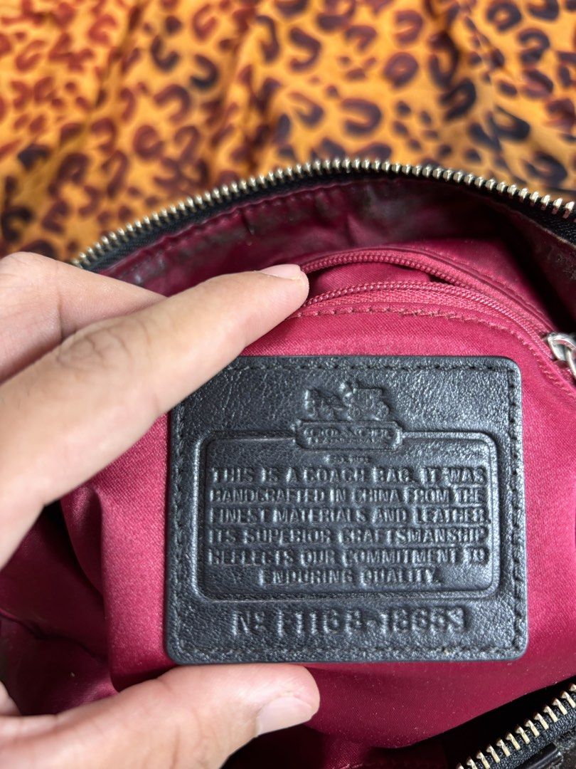 Coach Madison Hobo Bag (Category: Shoulder Bags) located in Manila. Submitted by earlylifecrisis3 (Listing ID 1467369653, Image 3). Description: Condition 8/10 Measure it by inch Width: 15 Length: 9 Depth: 5 Handle: 5.5 •Refund / Returns not allowed allowed •Please do check the dimensions size on labels sometimes are not accurate on the sizing •Ask me before purchasing.