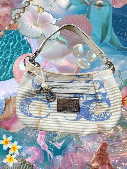 COACH POPPY HOBO BAG (Category: Cross-body Bags) located in Manila. Submitted by twentyfifthbymaria (Listing ID 1467442324, Image 1). Description: a sought after Coach Line, POPPY! Released in the mid 2000's and currently sought after as Y2K and others as vintage..
