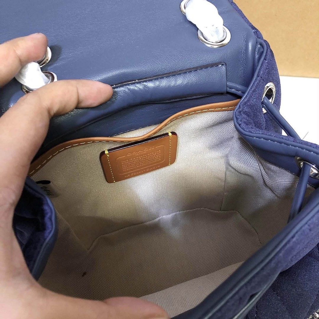 COACH SUEDE BLUE BACKPACK (Category: Baby Monitors) located in Angeles City. Submitted by migs_font29 (Listing ID 1467377900, Image 3). Description: .