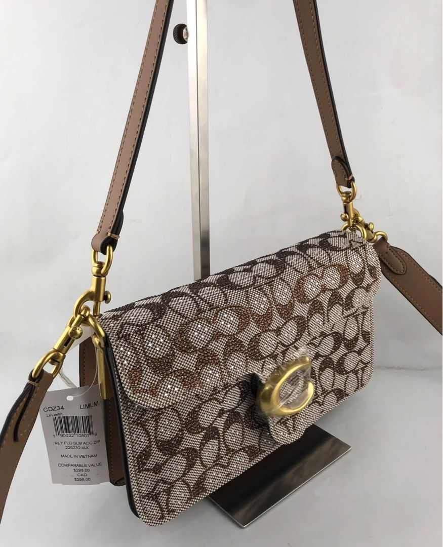 Coach Tabby Crystal (Category: Shoulder Bags) located in Baguio. Submitted by bjarah (Listing ID 1467516709, Image 3). Description: Medium 10 1/4” (L) x 6” (H) x 3” (W) Complete Inclusions..