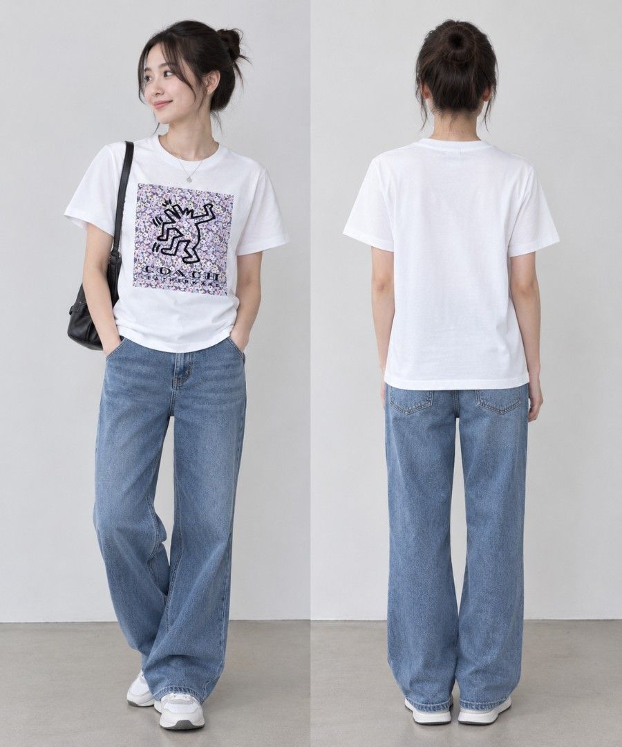 COACH x KEITH HARING COLLABORATION SHIRT (Category: Blouses) located in Manila. Submitted by friperie. (Listing ID 1467250553, Image 1). Description: color rate 9/10 print 10/10 dimes 17 x 22 issue none with tags and wash tags Disclaimer: Product Color May Slightly Vary Due to Photographic Lighting Sources or Your Monitor Settings Dm for other pictures or details..
