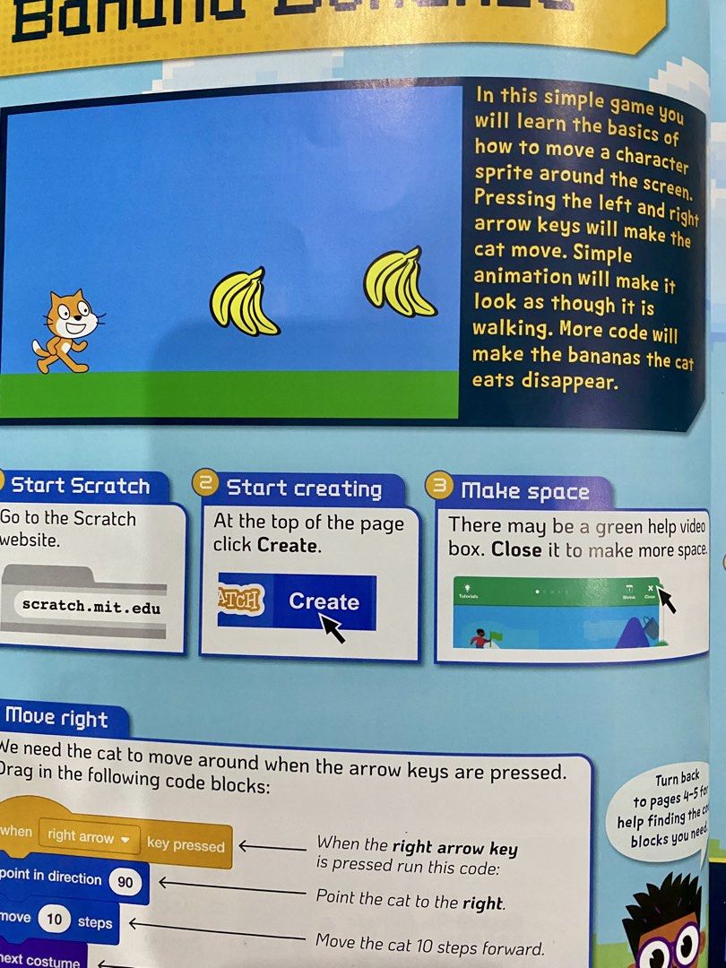 Coding with Scratch: Create Awesome Platform Games (Category: Textbooks) located in Puchong. Submitted by iamgiez (Listing ID 1467392977, Image 2). Description: Step-by-step instructions to build platform games using Scratch - Condition: 9/10 Original price tag still attached.