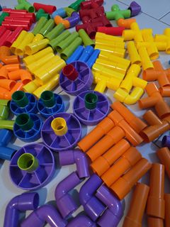 Colorful plastic marble run construction toy set, Toys & Collectibles ...
