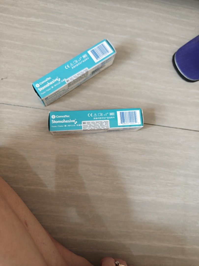 Convatec Stomahesive Protective Skin Barrier Paste 2oz (Category: Medical Supplies & Tools) located in Manila. Submitted by huggaboo (Listing ID 1467462917, Image 2). Description: - Brand: Convatec Stomahesive - Item: Protective skin barrier / filler paste - Size: 2 oz / 56.7 grams - REF: 183910 - Lot Number: 2G00397 - Expiry Date: July 1, 2027 - Condition: Brand new, unopened box, clean packaging - Source: Direct medical supplies overstock.