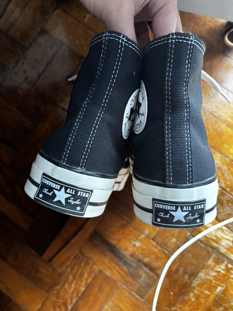 Converse Chuck 70 High Top Black (Category: Sneakers) located in Angeles City. Submitted by esutetikka (Listing ID 1467422824, Image 3). Description: - Classic black Converse Chuck 70 high tops - 7 Mens / 9 Womens - No issues just need cleaning .
