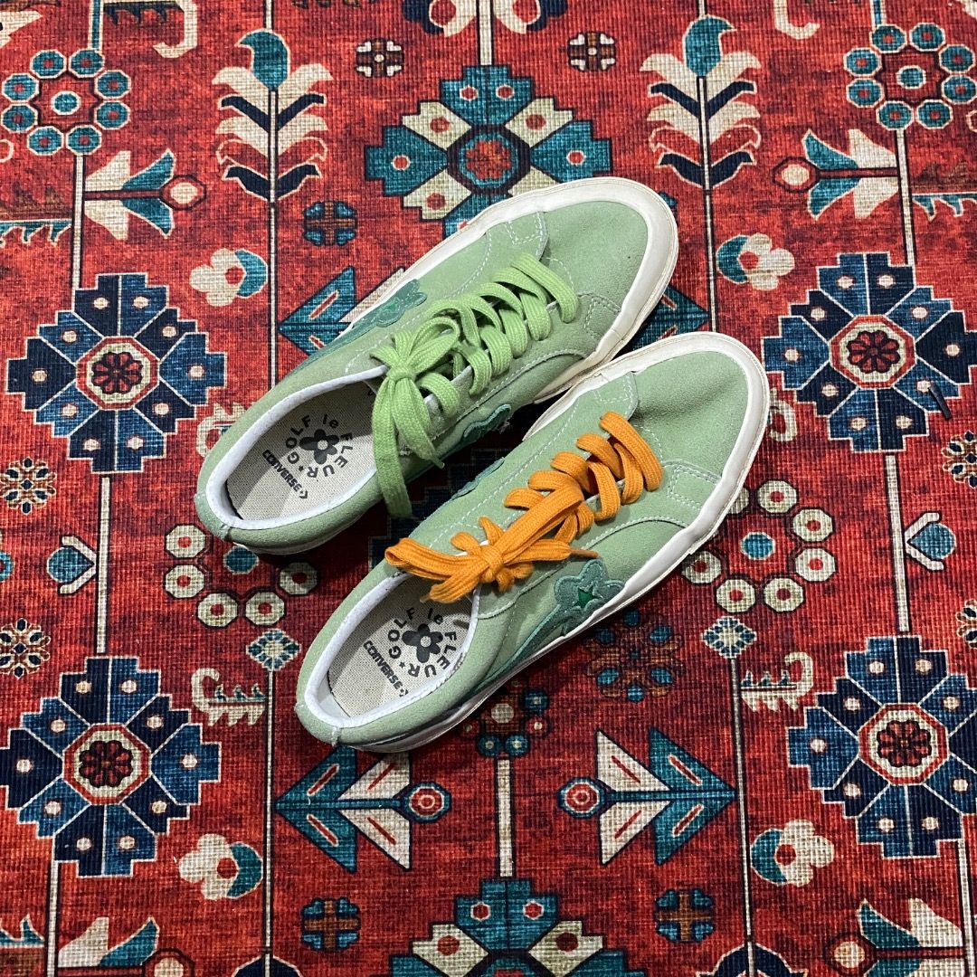 Converse Golf le Fleur 8US w - 39 (Category: Sneakers) located in Antipolo. Submitted by bentakahitanoano (Listing ID 1467499869, Image 3). Description: Still in good condition Size 8US womens - 39EU Size 6UK mens fit 7US mens Normal sign of usage.