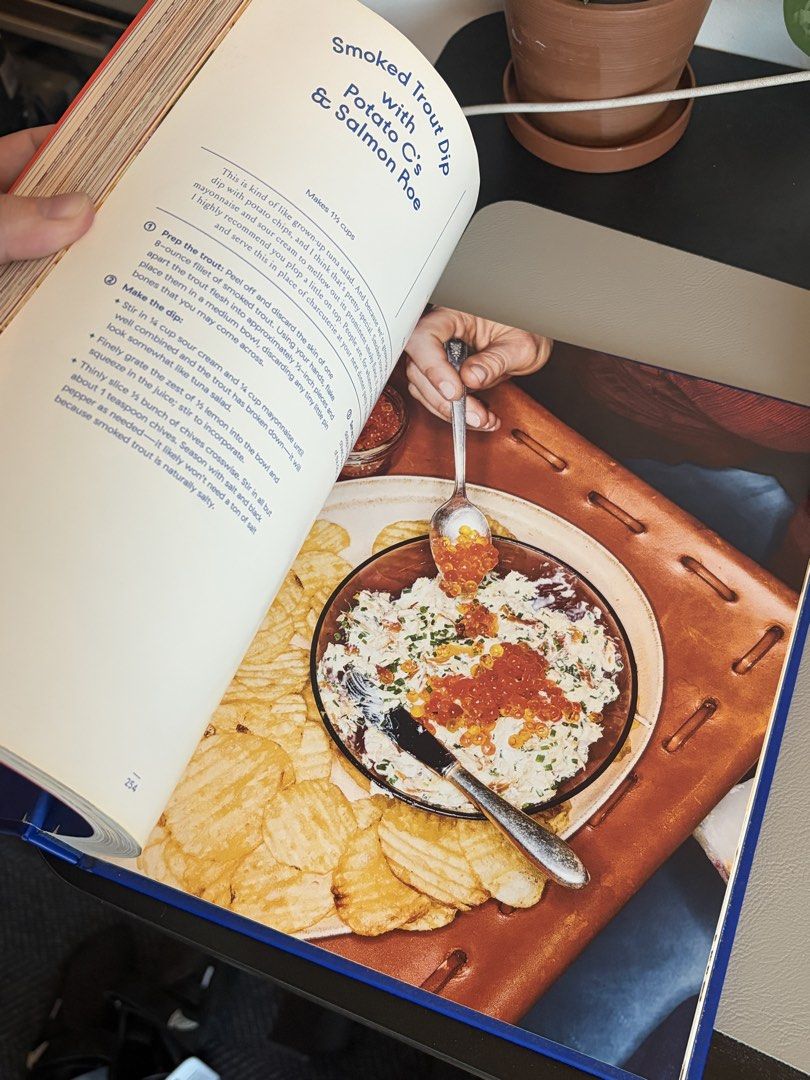 Cook This Book by Molly Baz Cookbook (Category: Storybooks) located in Makati City. Submitted by kxthr (Listing ID 1467451975, Image 3). Description: - Title: Cook This Book by Molly Baz - Format: Hardcover with a vibrant blue design - Features: Fun recipes, smart cooking techniques, and step-by-step photography - Highlights: Includes fan favorites like the minimalist wedge salad and smoked trout dip.