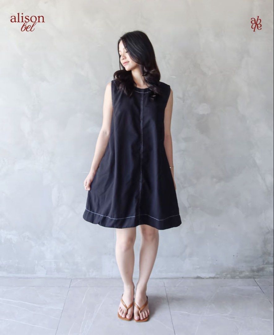 Cotton Linen Black Dress (Category: Dresses) located in Taguig. Submitted by amaemags (Listing ID 1467518890, Image 1). Description: .