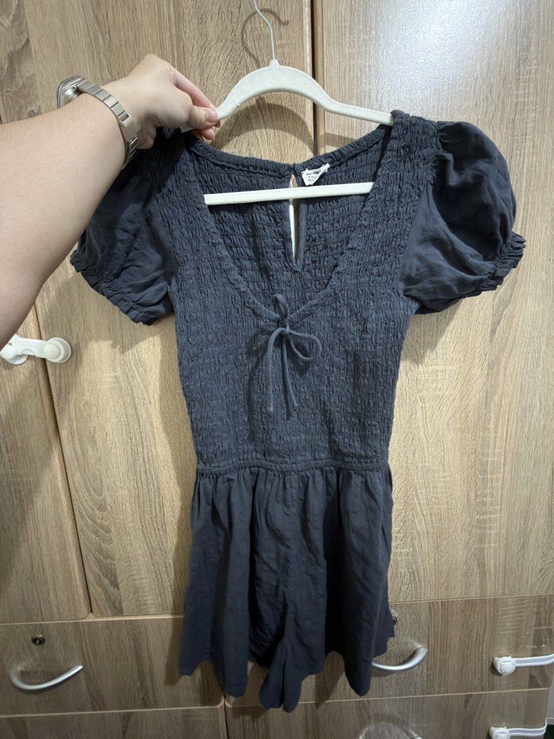 Cotton On Smocked Romper (Size 36EU) (Category: Rompers) located in Santa Rosa. Submitted by maieee09 (Listing ID 1467384360, Image 3). Description: Cotton On Size: 8 AU / 4 US / 36 EU Never used 😅 Bought at store ₱2,399 Rfs: don’t like the fit on me 😭 Didn’t try it on kasee huhu.