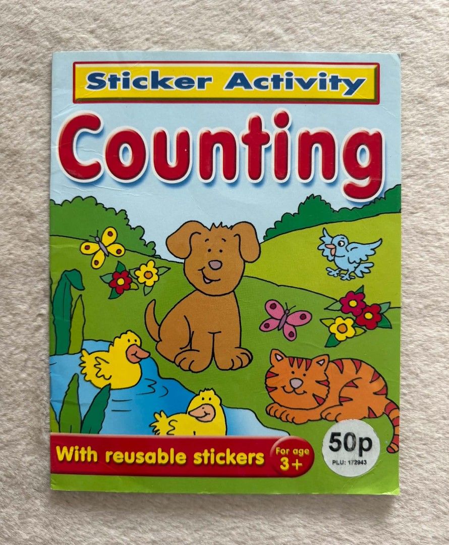 Counting: Sticker Activity (Category: Children's Books) located in Santiago. Submitted by bookworm_club (Listing ID 1467443074, Image 1). Description: 📚no cancellation, return or exchange. 📚secondhand books. some books are in good condition while some has minimal flaws (foxing, creases, dog-eared pages, etc.) 📚reasonable haggling is allowed. 💰MOP: For same day pickup - CASH & BANK TRANSFER For shipping or scheduled pickup - BANK TRANSFER 🚚MO