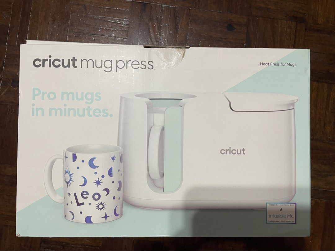 Cricut Mug Press barely used with box, power cord (Category: Handmade Craft) located in Quezon City. Submitted by sylviafindsph (Listing ID 1467464138, Image 2). Description: 🍺barely used like new with box and power cord 🍺 no issue working condition 🍺on hand, Ship via lalamove or jnt 🍺NO COD , item must be fully paid before pick up 🍺you may read reviews for seller authenticity Reminders: 📎 Please manage your expectations for used/vintage it