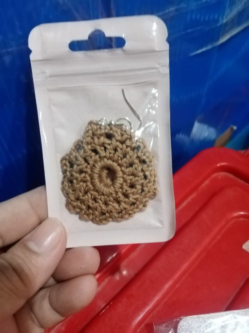Crocheted earring (Category: Earrings) located in Caloocan City. Submitted by 4kidsstore (Listing ID 1467384297, Image 1). Description: .