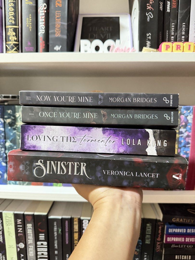dark romance books for sale (Category: Storybooks) located in Manila. Submitted by cessymeseeds (Listing ID 1467464656, Image 2). Description: All books purchased from amazon us. RFS: need shelf space for new books. The Daddy's Girl - SOLD One Night Seduction - 800 (indie) Devils Tulip - 700 (indie with transit damage) Devils Lily - 800 (indie) Sinister - 800 Loving the Tormentor - 800 (indie) Once your Mine/Now your Mine - 1,300 Kindly pm me if 