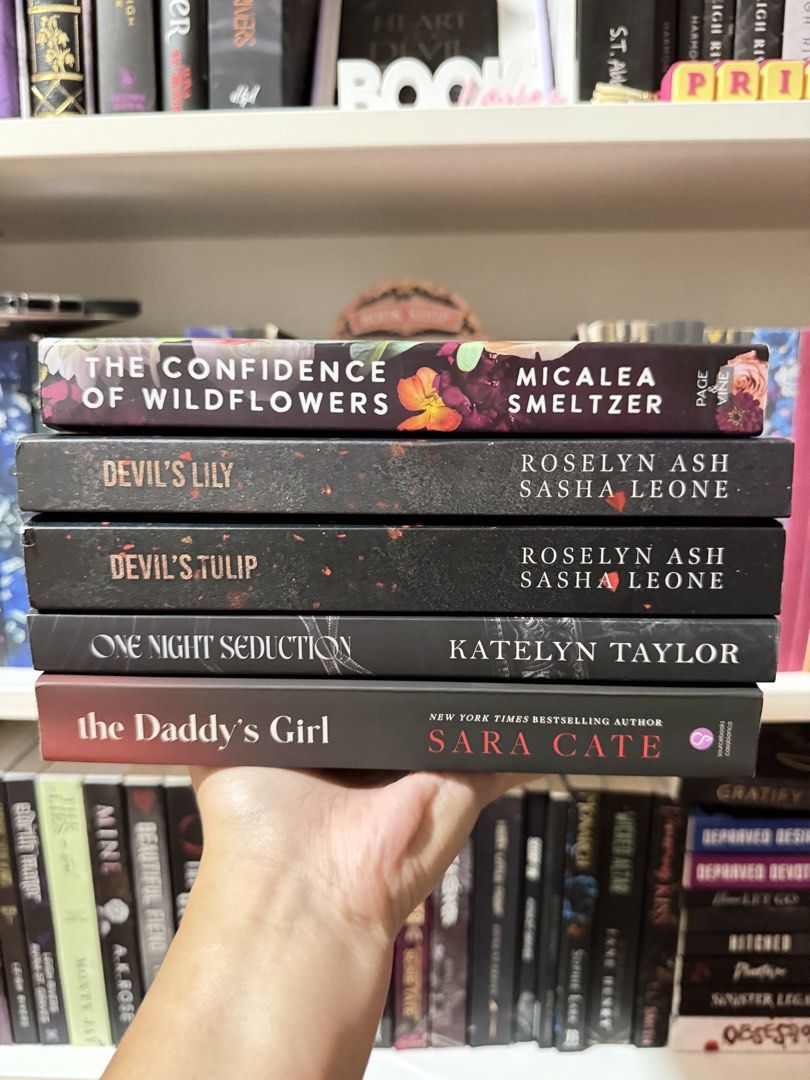 dark romance books for sale (Category: Storybooks) located in Manila. Submitted by cessymeseeds (Listing ID 1467464656, Image 1). Description: All books purchased from amazon us. RFS: need shelf space for new books. The Daddy's Girl - SOLD One Night Seduction - 800 (indie) Devils Tulip - 700 (indie with transit damage) Devils Lily - 800 (indie) Sinister - 800 Loving the Tormentor - 800 (indie) Once your Mine/Now your Mine - 1,300 Kindly pm me if 