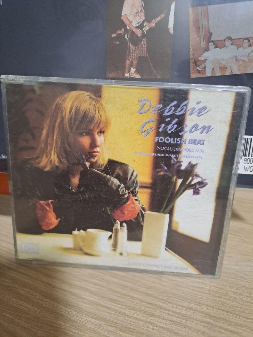 Debbie Gibson Foolish Beat 3 Inch Compact Disc Single (Category: CDs & DVDs) located in Las Pinas. Submitted by cobieshop (Listing ID 1467492863, Image 1). Description: - Artist & Title: Debbie Gibson - Foolish Beat - Format: Rare vintage 3-inch compact disc single - Tracks: Includes vocal and extended mix - Packaging: Standard jewel case with minor shelf wear from storage - Perfect for: 80s pop music fans and collectors.