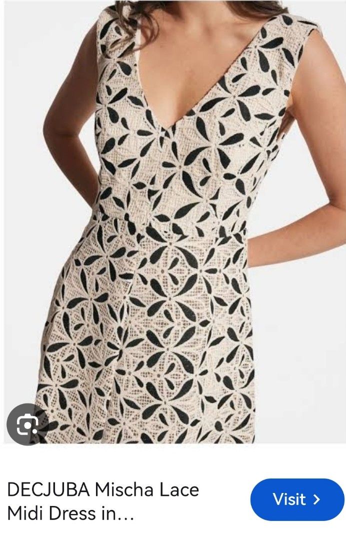 Decjuba Mischa lace dress (Category: Evening dresses & gowns) located in Batangas. Submitted by micaelaul (Listing ID 1467402003, Image 2). Description: Large on tag Original price is 249.95 aud almost 11k in PHP 🤑 tag na lang kulang dito can pass as brandnew talaga..