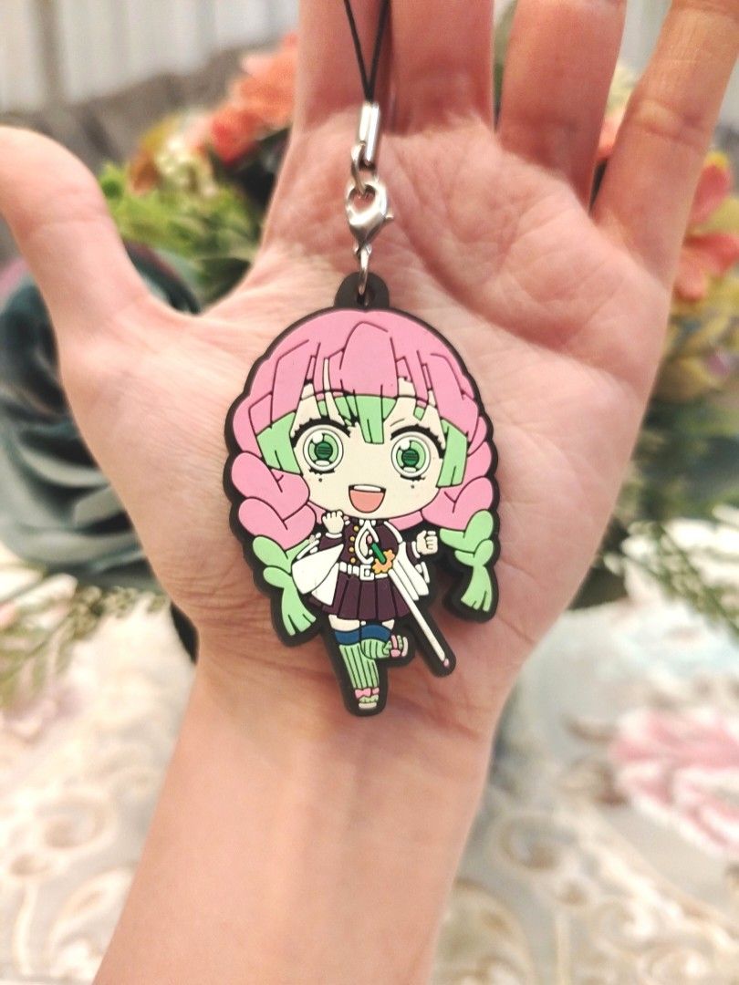 Demon Slayer Mitsuri Kanroji Rubber Keychain (Category: Character Goods) located in San Fernando. Submitted by jpmarketplace2023 (Listing ID 1467502965, Image 1). Description: 💚 All items are authentic from Japan. 💛 MOP: GCash (❌️ GCash Protect) 🩵 MOD: LBC only (❌️ S. Checkout, COD, COP) 💙 Meet-up: Vista Mall, San Fernando, Pampanga 💜 All items are on-hand. 🧡 First to pay gets the item first. ❤️ Breakable items are packed with care and caut