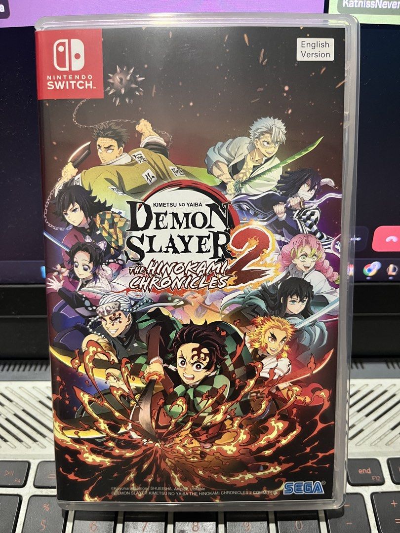 Demon Slayer The Hinokami Chronicles 2 (Category: Nintendo) located in Cavite. Submitted by gabrielest18917 (Listing ID 1467396875, Image 1). Description: FIXED PRICE!! 1250 - Game: Demon Slayer The Hinokami Chronicles 2 for Nintendo Switch - Condition: Original case and physical cartridge included - Language: English version RFS: done playing.