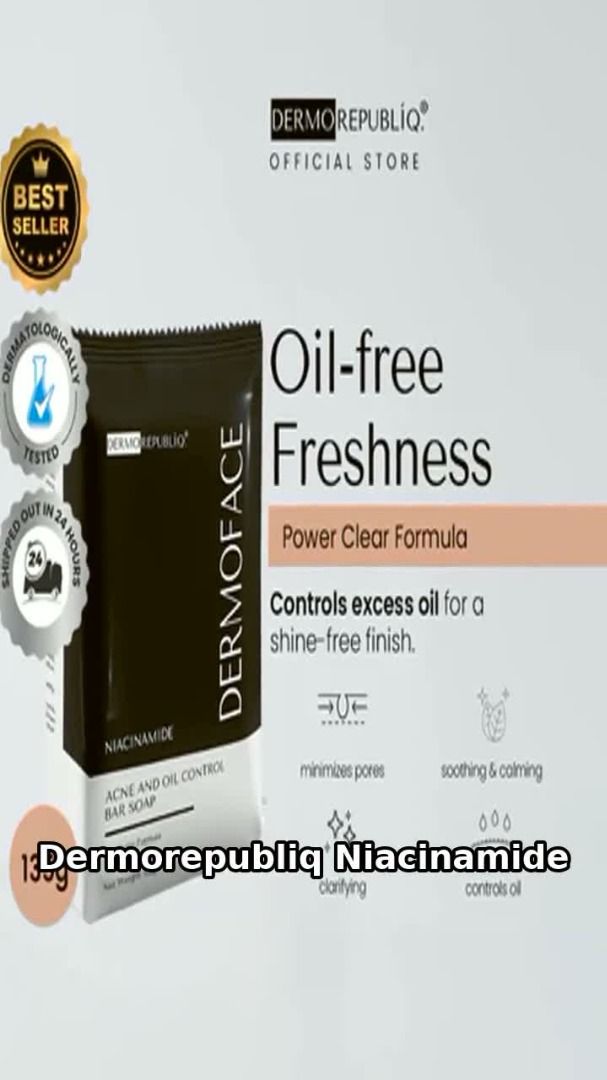 Dermorepubliq Niacinamide Clarifying Face Bar Soap (Category: Face Care) located in Caloocan City. Submitted by kikayqueenph (Listing ID 1467447012, Image 2). Description: Dermorepubliq Niacinamide Clarifying Face Bar Soap — niacinamide plus hyaluronic acid for clear, bright skin. Authentic, handpicked. 💕 Message me to order!.