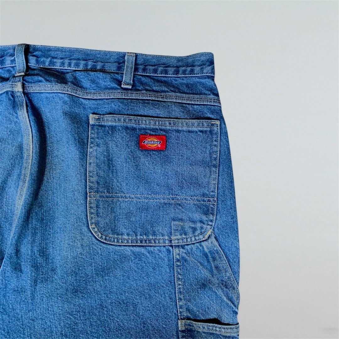 DICKIES CARPENTER PANTS DENIM (Category: Sets & Coordinates) located in Taguig. Submitted by thrift_langsheesh (Listing ID 1467512725, Image 3). Description: Size:32x44 Open Leg: 12.5 Hem:10 Issue:None/Need Wash .