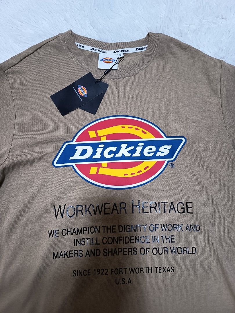 Dickies Khaki Tshirt (Category: Tshirts & Polo Shirts ) located in Pasay City. Submitted by ODDXX (Listing ID 1467447380, Image 2). Description: Dickies Tshirt Khaki Brandnew! Medium on Tag Actual dimes 20 x 28 750 only +SF!.