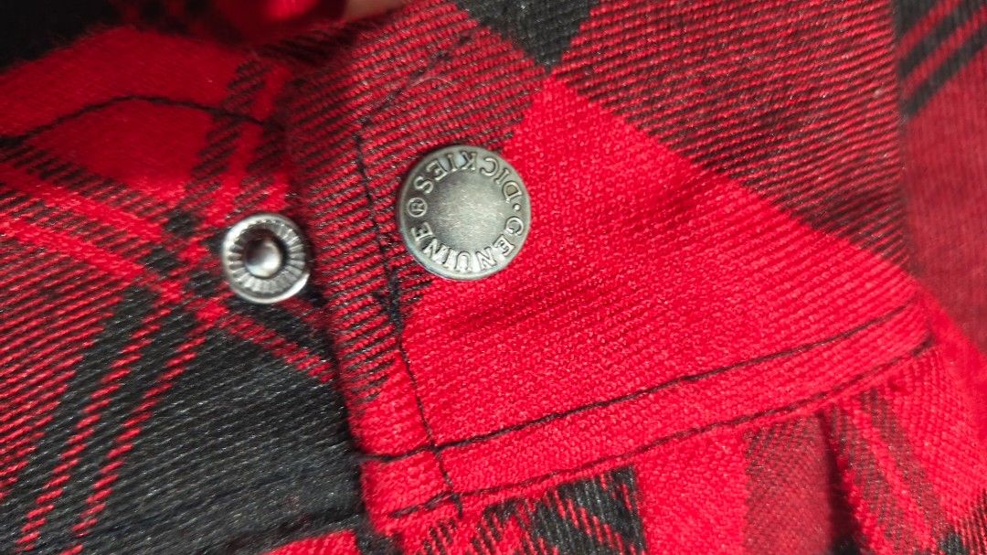 Dickies Lined Flannel Jacket - Red (Category: Coats, Jackets and Outerwear) located in Manila. Submitted by cannabino (Listing ID 1467588549, Image 2). Description: used once price negotiable.