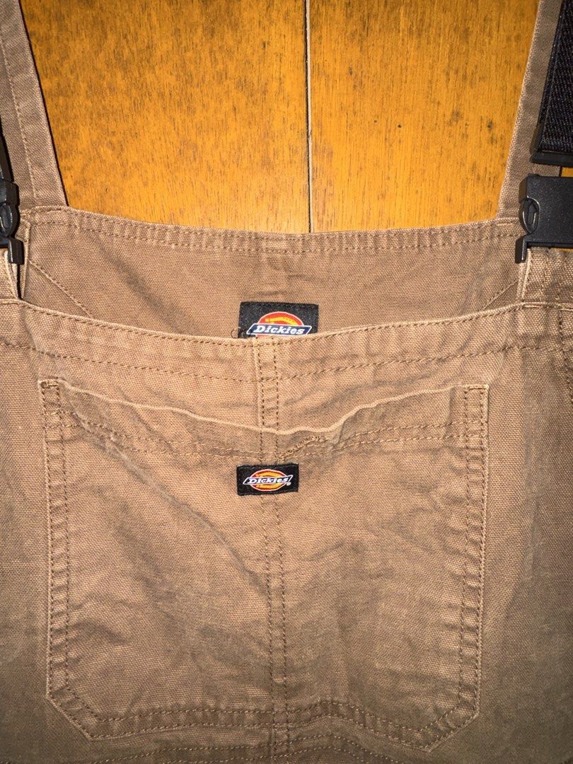 Dickies Overall (Category: Sets & Coordinates) located in Daraga. Submitted by cariboy_1125 (Listing ID 1467542160, Image 3). Description: 34-36 x 58 via tape measure Issue: distressed hem/small hole.