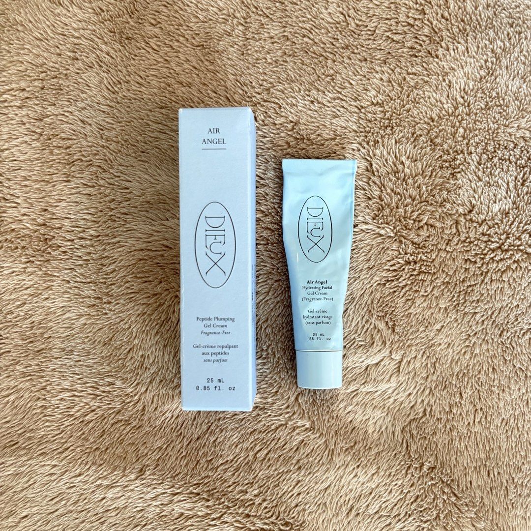 Dieux Peptide Plumping Gel Cream (Category: Face Care) located in San Juan City. Submitted by _ands_ (Listing ID 1467457619, Image 1). Description: - Size: 25ml - Around 60% of product remaining.