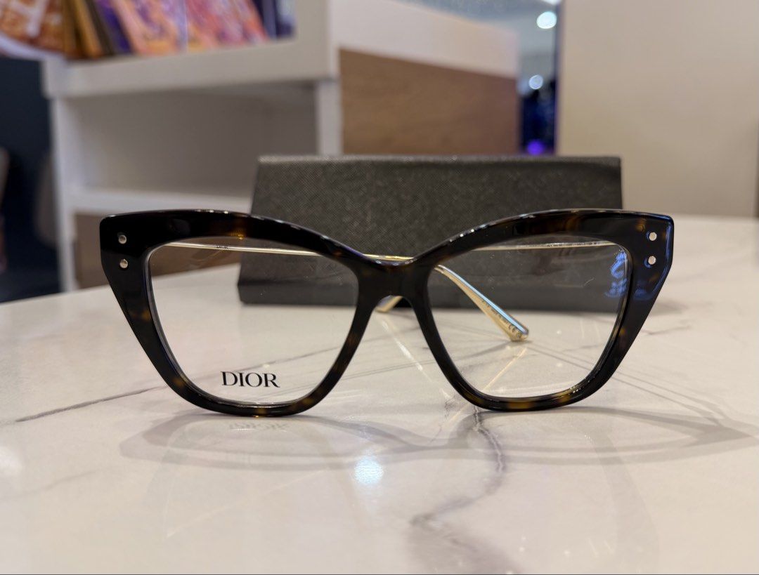 DIOR OPTICAL EYEWEAR (Category: Sunglasses & Eyewear) located in Quezon City. Submitted by acrgoodies (Listing ID 1467475749, Image 1). Description: Unused 💯 original CD Orig price is 30k .