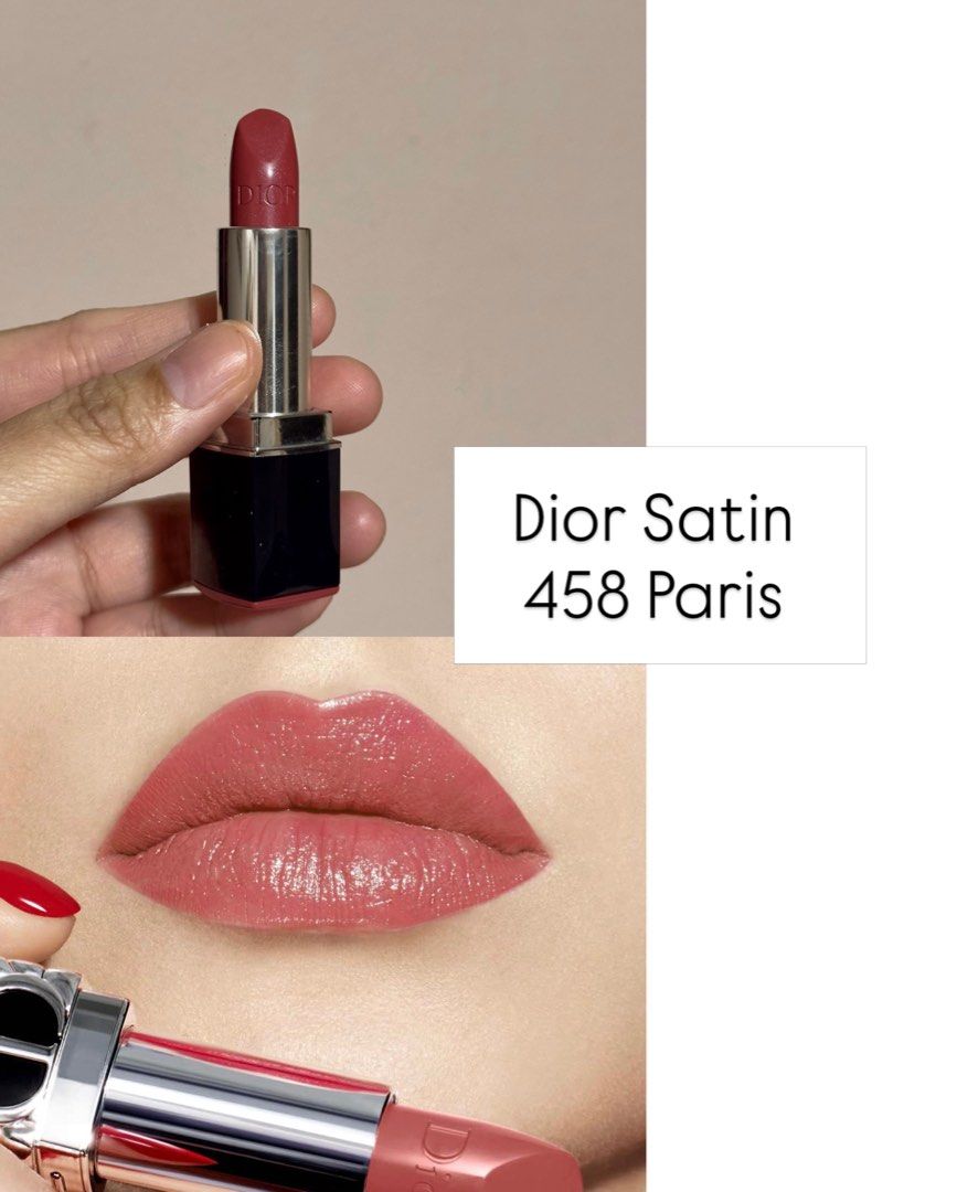 Dior satin 468 Paris (Category: Makeup) located in Balagtas. Submitted by venta.shop (Listing ID 1467471781, Image 1). Description: Tester cap only Guaranteed ORIGINAL Money back if proven fake Ship via J&T only.
