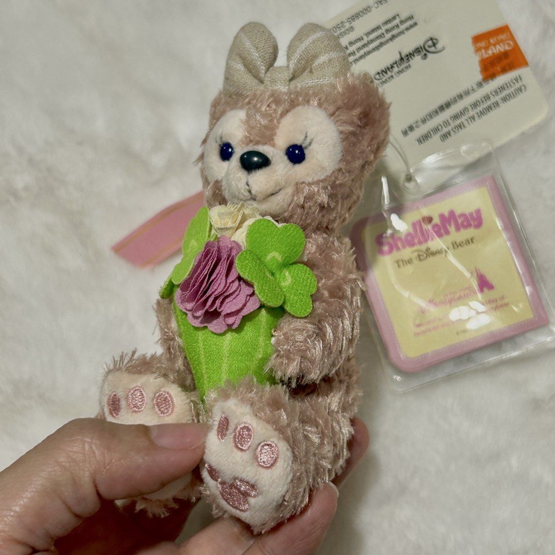 Disney Duffy Shellie May Plush Charm (Category: Plushies & Soft Toys) located in Quezon City. Submitted by kitsune.treasures (Listing ID 1467388546, Image 2). Description: *First to pay policy! *1 day reservation only. Failure to pay on time, auto cancel. 📍Quezon City * MOD: J&T | Lalamove * MOP: GCASH | BPI 📦ON HAND AND READY TO SHIP! CONDITION: WHAT YOU SEE IS WHAT YOU GET. Dimensions: Kindly check the photos for the actual measurements. Plea